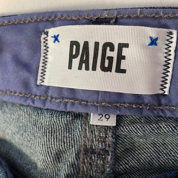 PAIGE Dark Wash Boot Cut Jeans - Picture 2 of 5